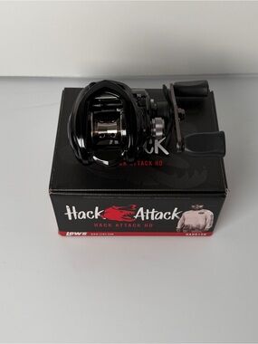 Lew’s Hack Attack HD HAHD1SH Baitcast Fishing Reel REPLACED HANDLE Black